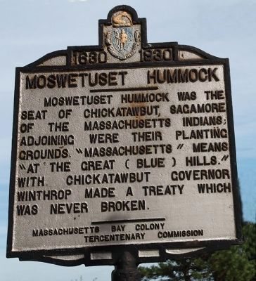 Moswetuset Hummock Marker image. Click for full size.
