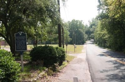 Furman Academy and Theological Institute Marker, looking south on Church Street image. Click for full size.