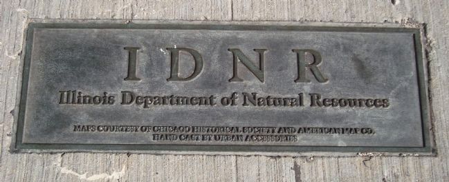 Illinois Department of Natural Resources Monument Plaque. Click for full size. Illinois Department of Natural Resources Monument Plaque image. Click for full size.