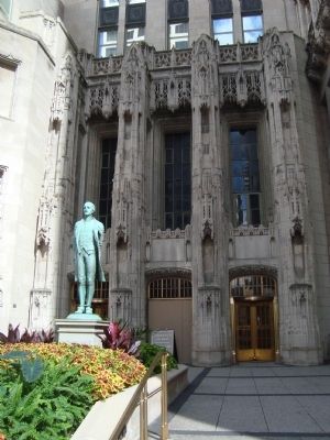 Entrance to Tribune Tower. Click for full size. Entrance to Tribune Tower image. Click for full size.