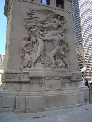 Fort Dearborn Marker. Click for full size. Fort Dearborn Marker image. Click for full size.