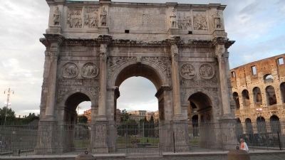The Arch of Constantine, nearby to the southwest image. Click for full size.