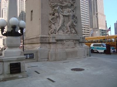 Site of Fort Dearborn Marker image. Click for full size.