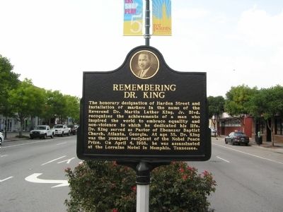 Remembering Dr. King Marker image. Click for full size.