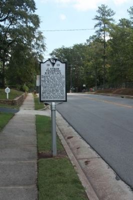 J. Strom Thurmond Birthplace Marker, looking east along Columbia Road (SC 23). Click for full size. J. Strom Thurmond Birthplace Marker, looking east along Columbia Road (SC 23) image. Click for full size.