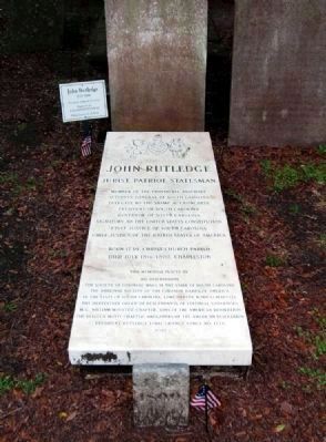 John Rutledge Memorial image. Click for full size.