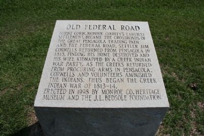 Old Federal Road Marker. Click for full size. Old Federal Road Marker image. Click for full size.