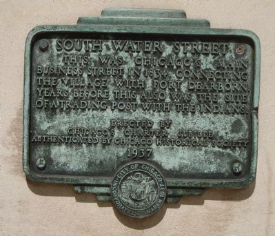 South Water Street Marker. Click for full size. South Water Street Marker image. Click for full size.