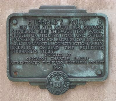 “Hubbards Folly” Marker image. Click for full size.