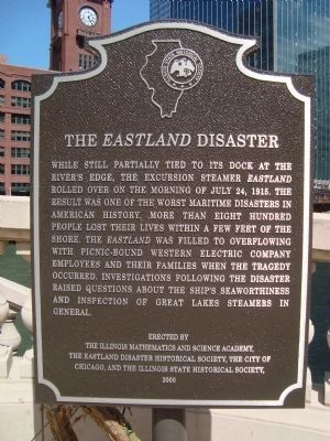 The <i>Eastland</i> Disaster Marker image. Click for full size.