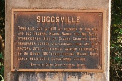 Suggsville Marker image. Click for full size.