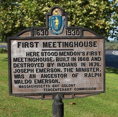 First Meeting House Marker image. Click for full size.