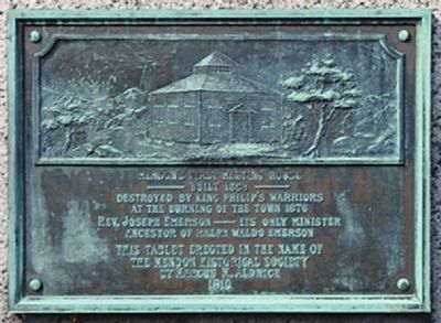 Founders Park Monument-Rear image. Click for full size.