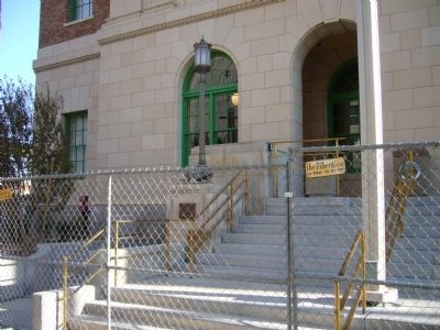 United States Post Office and Courthouse Marker. Click for full size. United States Post Office and Courthouse Marker image. Click for full size.