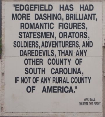 Welcome to Historic Edgefield Marker. Click for full size. Welcome to Historic Edgefield Marker image. Click for full size.