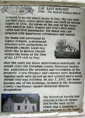 Nelson Rogers House Information image. Click for full size.