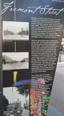 Fremont Street Marker <i>side A</i>. Click for full size. Fremont Street Marker <i>side A</i> image. Click for full size.