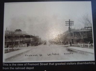 Photo on the Fremont Street Marker image. Click for full size.