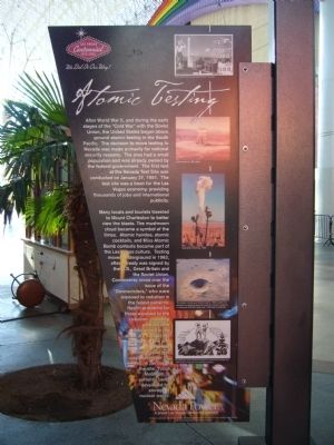 Atomic Testing Marker. Click for full size. Atomic Testing Marker image. Click for full size.