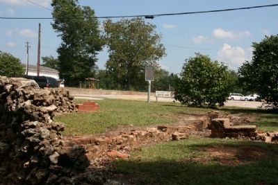 Site of the Faulk House.. Click for full size. Site of the Faulk House. image. Click for full size.