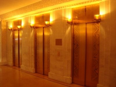 William Drummond's elevator lobby. Click for full size. William Drummond's elevator lobby image. Click for full size.