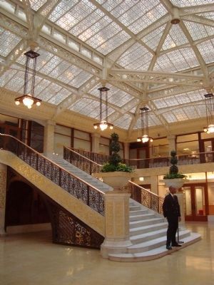 The Central Atrium by Frank Lloyd Wright. Click for full size. The Central Atrium by Frank Lloyd Wright image. Click for full size.