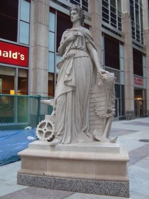 The Chicago Board of Trades Statue of Commerce image. Click for full size.