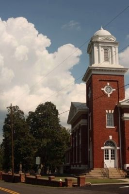 First Baptist Church and Marker image. Click for full size.