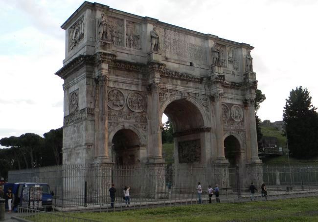 Arch of Constantine image. Click for full size.