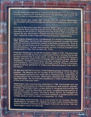 Washington Statue, Washington Park Marker. Click for full size. Washington Statue, Washington Park Marker image. Click for full size.