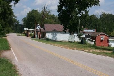 Peterman, Alabama Marker (North) Marker next to the red building. image. Click for full size.