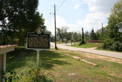 Peterman, Alabama Marker (South) image. Click for full size.