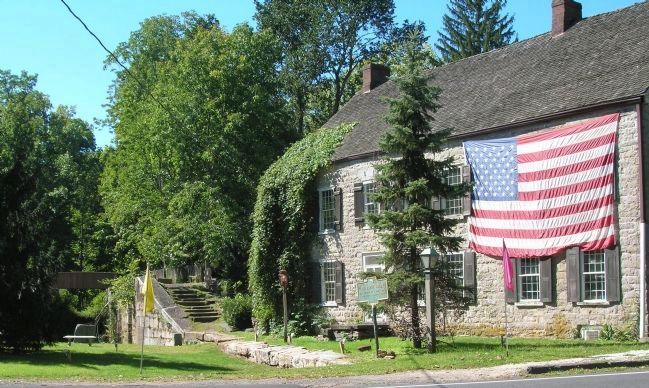 Old Depuy House & Marker. Click for full size. Old Depuy House & Marker image. Click for full size.