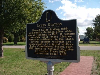 Side 'Two' - - Lyles Station Marker image. Click for full size.