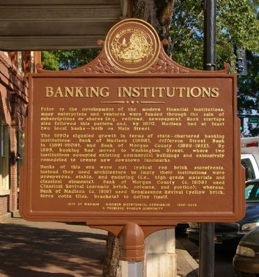 Banking Institutions Marker image. Click for full size.