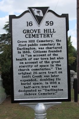 Grove Hill Cemetery Marker image. Click for full size.