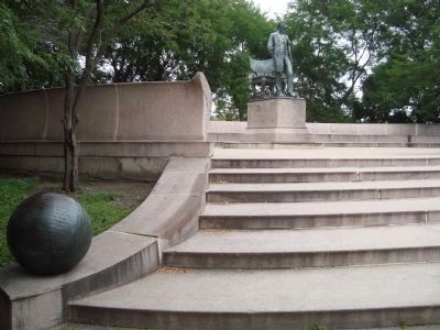 Abraham Lincoln Monument Marker. Click for full size. Abraham Lincoln Monument Marker image. Click for full size.