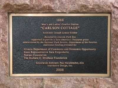 Carlson Cottage plaque image. Click for full size.