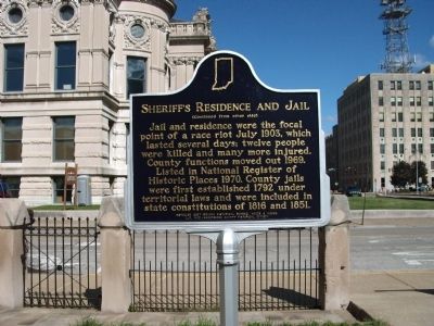 Side 'Two' - - Sheriff's Residence and Jail Marker image. Click for full size.