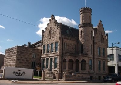 "Old" Sheriff's Residence and Jail - plus - the Marker image. Click for full size.