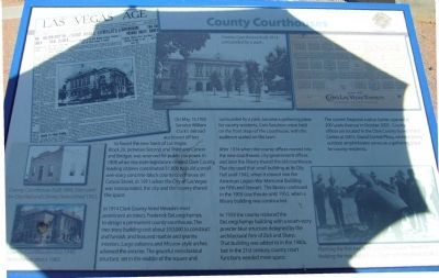 County Courthouses Marker image. Click for full size.