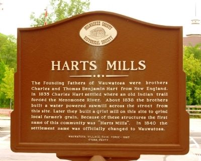 Harts Mills Marker. Click for full size. Harts Mills Marker image. Click for full size.