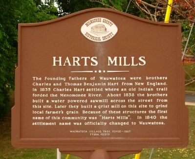 Harts Mills Marker. Click for full size. Harts Mills Marker image. Click for full size.