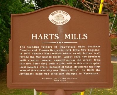 Harts Mills Marker image. Click for full size.