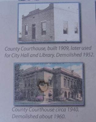 Photo on County Courthouses Marker. Click for full size. Photo on County Courthouses Marker image. Click for full size.