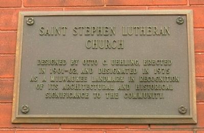 Saint Stephen Lutheran Church Marker image. Click for full size.