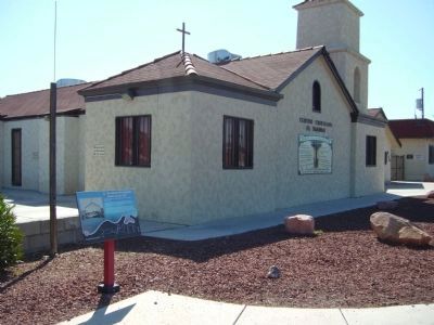 St. James the Apostle Church and Marker image. Click for full size.