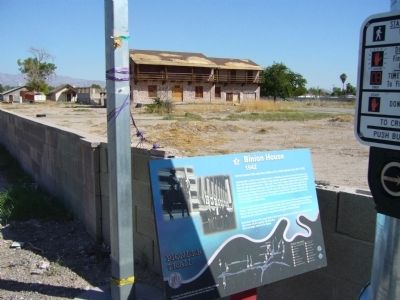 Binion House Marker. Click for full size. Binion House Marker image. Click for full size.