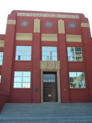 Las Vegas High School. Click for full size. Las Vegas High School image. Click for full size.