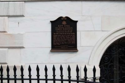 City Hall Marker. Click for full size. City Hall Marker image. Click for full size.